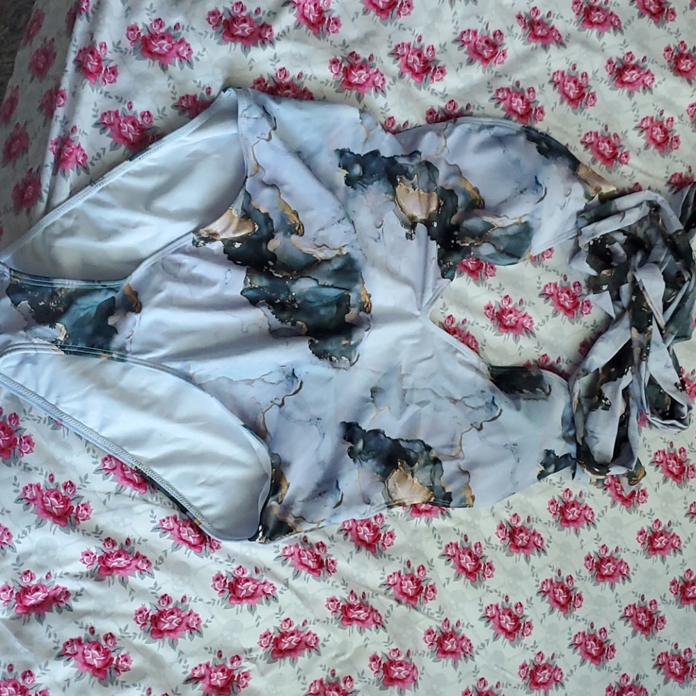 SHEIN bathing suit, purple